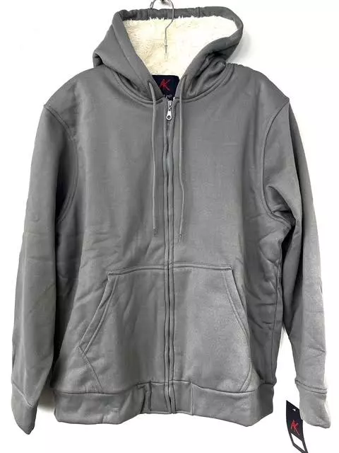 #7M-AK22 Sherpa Lined Zipper Hoodie (Pick Color) – $8.90 each (12 Pieces)