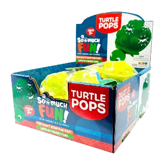 Fidget Pop Turtle Toy - 12 Pieces Per Retail Ready Display 23654