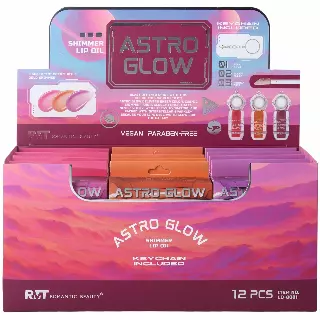 Romantic Beauty Astro Glow Shimmer Lip Oil - Wholesale Display 12 Units (LO-8081)