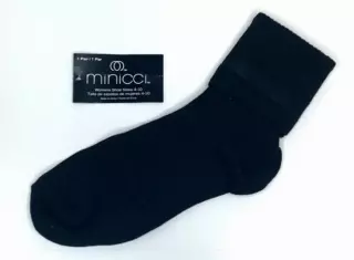 #6-39392 Minicci Black Trouser Sock – $.40 each (60 pairs)