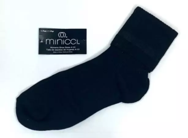 #6-39392 Minicci Black Trouser Sock – $.40 each (60 pairs)