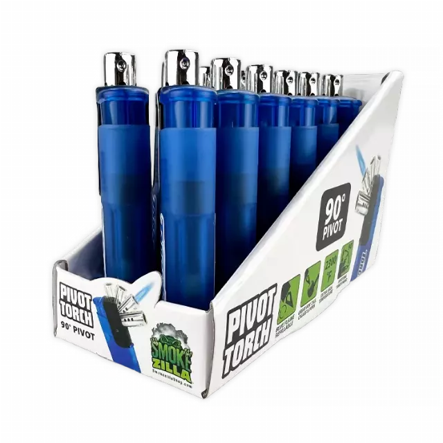 Pivot Head Torch Lighter - 12 Pieces Per Retail Ready Display 40364