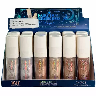 Romantic Beauty Fairy Dust Loose Highlight Powder - Wholesale Display 24 Units (0960-1)