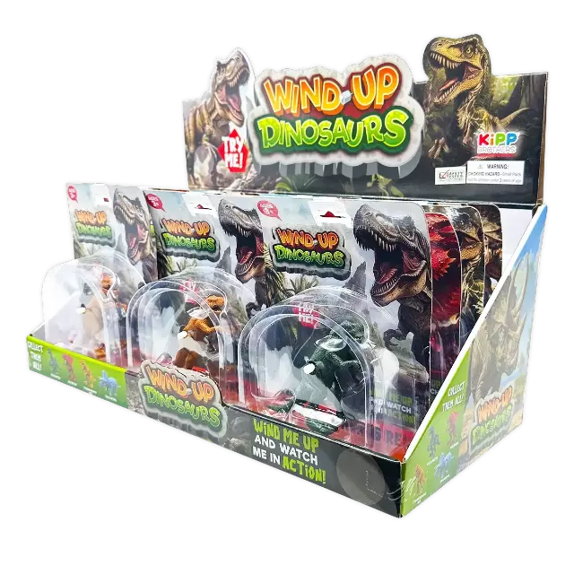 Wind-Up Dinosaur Toy - 12 Pieces Per Retail Ready Display 25172