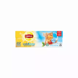 Lipton Iced Tea Cold Brew – 12 Pack, 22 CT Tea Bags
