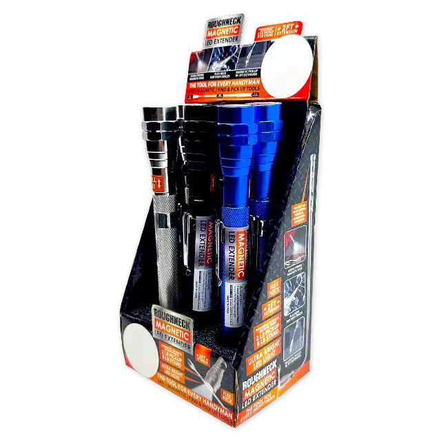 LED Flashlight Extender Tool with Magnetic Stand - 6 Pieces Per Retail Ready Display 22583FAM