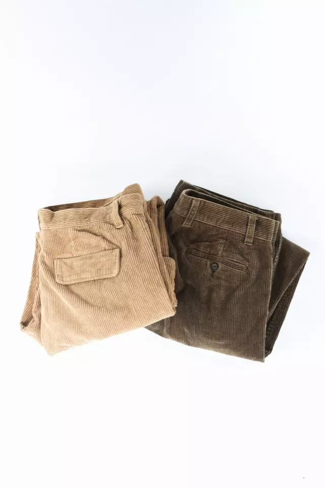 Vintage Men's Corduroy Trouser Mix of 10