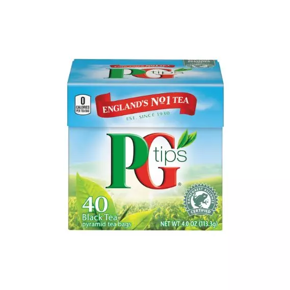 PG Tips Premium Black Tea – 6 Pack, 40 CT