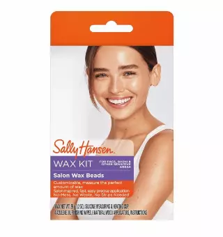 Sally Hansen Salon Wax Beads Kit | Hair Removal for Face & Bikini | No Waste, No Strips | Complete Home Waxing Kit
