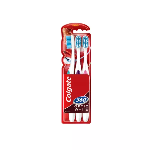 Colgate Visible White Toothbrush 3 Pk Case Pk 36
