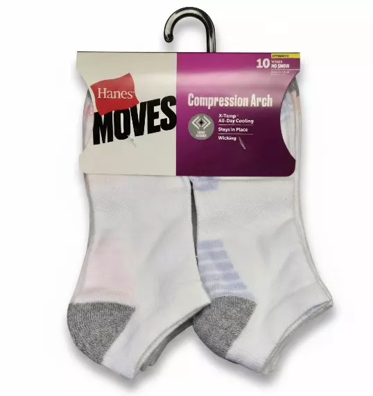 #6-H-1907 Women’s No Show Socks – $5.00 Per 10 Pair Pack (7 Packs)