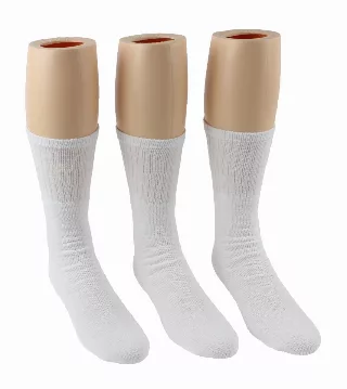 Men's White tube socks 96pairs