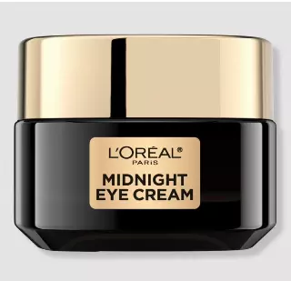 L’Oreal Paris Age Perfect Cell Renewal Midnight Eye Cream, Anti-Aging, Dark Circle Reduction, Wrinkle Reduction, 0.5 fl oz, Unscented, Cream, Lightweight, Moisturizing, Contains Vitamin E