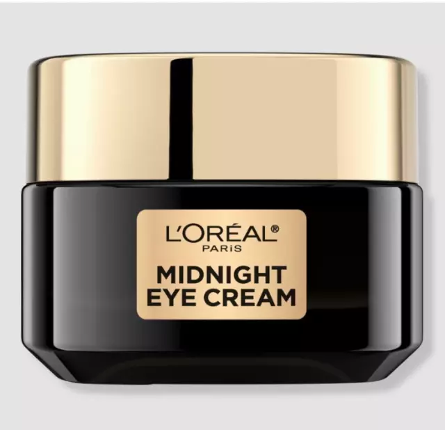 L’Oreal Paris Age Perfect Cell Renewal Midnight Eye Cream, Anti-Aging, Dark Circle Reduction, Wrinkle Reduction, 0.5 fl oz, Unscented, Cream, Lightweight, Moisturizing, Contains Vitamin E
