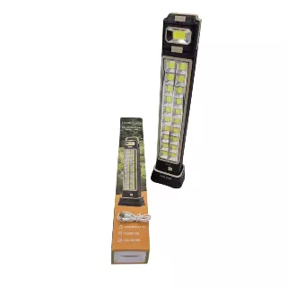 Familicasa - Solar Work Lamp – Multi-LED Rechargeable Light with USB & Handle