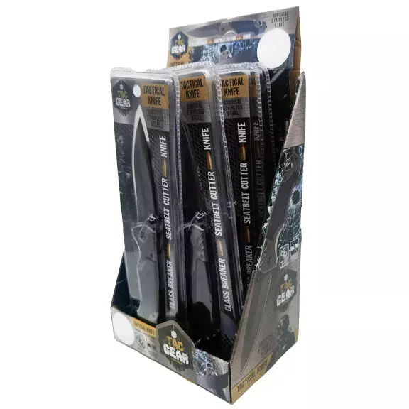 Pocket Knife with Belt Cutter - 6 Pieces Per Retail Ready Display 23148