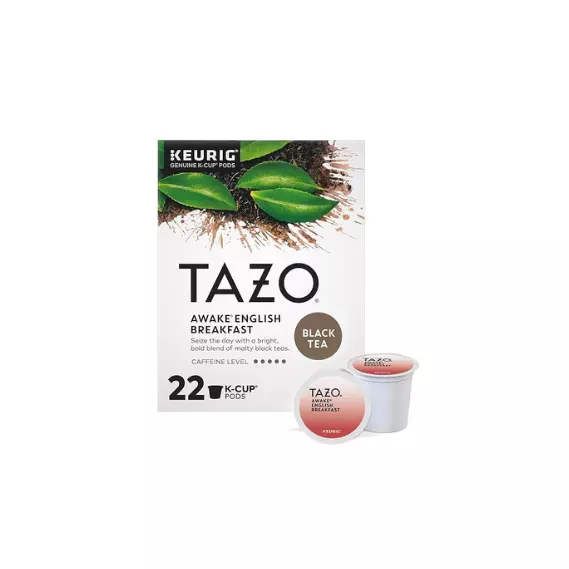 Tazo Awake English Breakfast Black Tea K Cups – 4 Packs