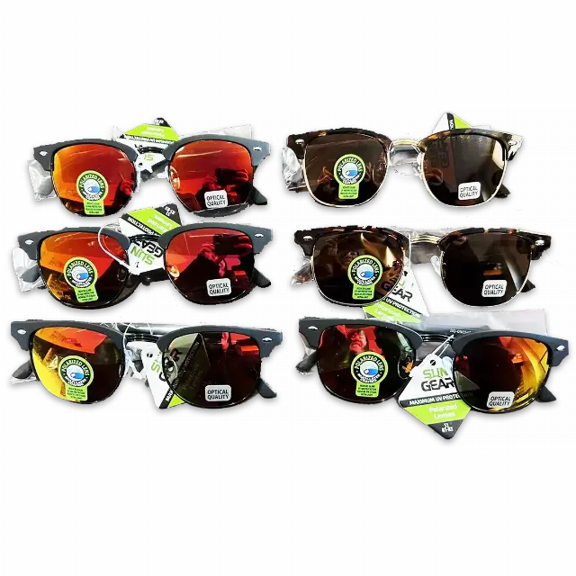 Sunglasses Sungear Assortment - 6 Pieces Per Pack 50240