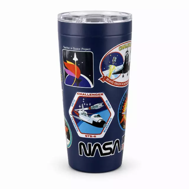 NASA REUSABLE TUMBLR WITH PLASTIC LID