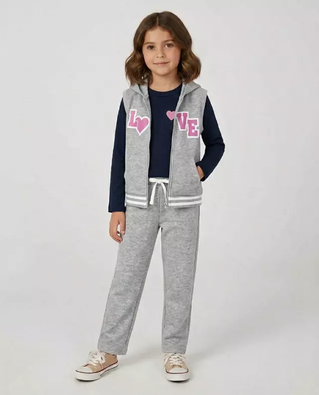 Girls' 3PC Fleece Set #T04