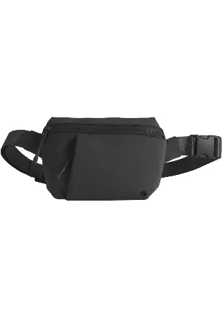 Joan & David Sport Nylon Passport Front Pocket Belt Bag — 367-BLACK