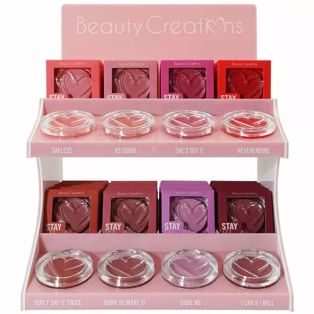 Beauty Creations Stay Blushin Cute Lip And Cheek Balm - Wholesale Display 48 Units (SBCBD)