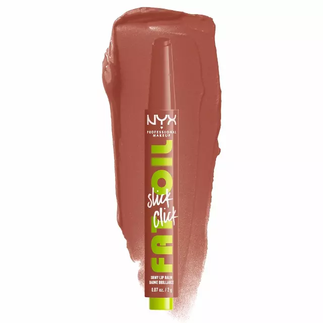 WHOLESALE NYX SLICK CLICK FAT OIL SHINY LIP BALM 0.07 OZ - VERIFIED 16 - 72 PIECE LOT