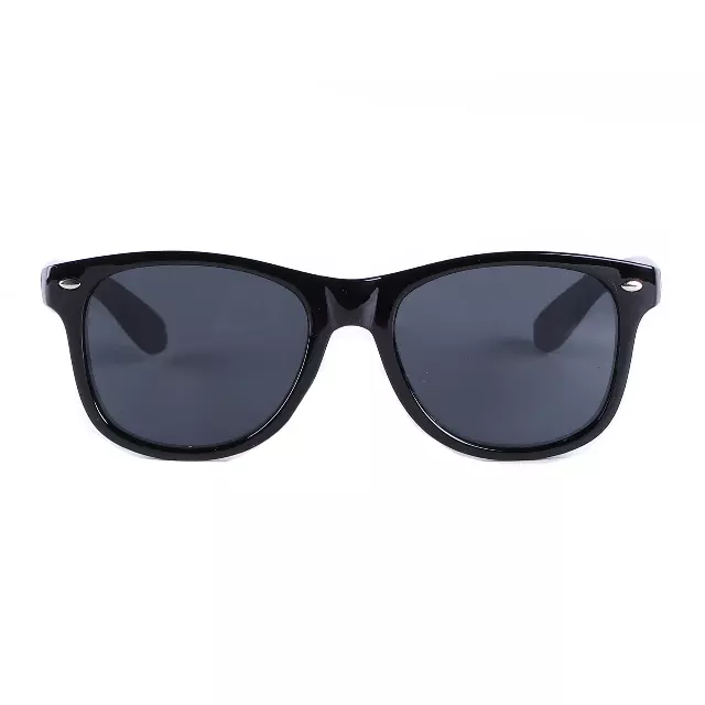 Classic Glossy Black Wholesale Sunglasses P1543-Black