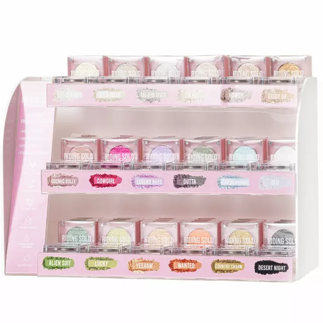 Beauty Creations Riding Solo Single Pressed Shadow - Wholesale Display 108 Units + 18 Tester (SS-RS)
