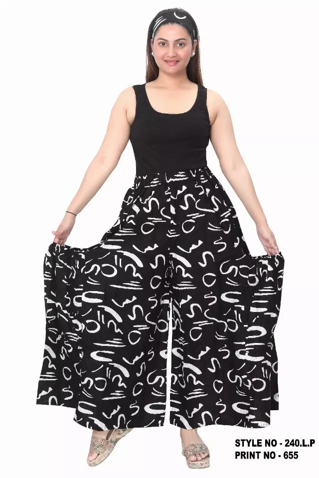 240 - NEW PRINT ALERT!! Ankara Palazzo Pants With Big Side Pockets (3 PCS PRE-PACK) - $20.00 Each — One Size (4 - 24) / Print-655