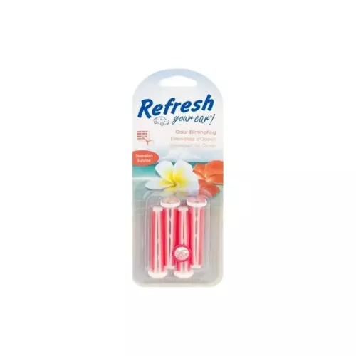 Refresh Your Car! E300887500 Auto Vent Stick, 4 Per Pack