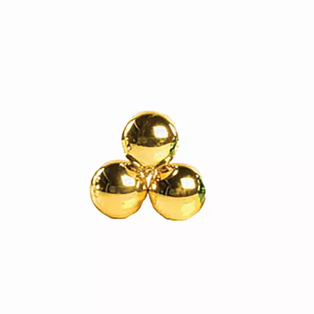 PLX3030GOLD – 30mm Plastic Ball Pick x3-Min 3 Dozen – Case 90 Dozen