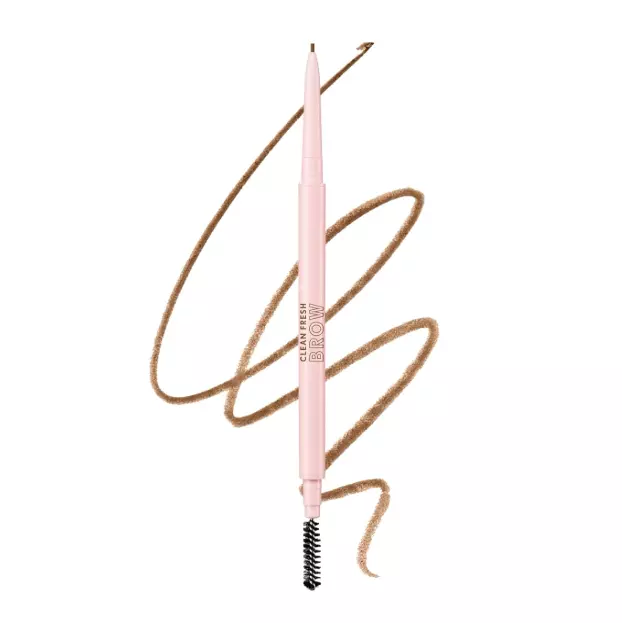 Covergirl Clean Fresh Brow Nano, 300 Auburn, Eyebrow Pencil, Ultra-Precise Tip, Waterproof, Transfer-Resistant, Built-In Spoolie, Vegan Formula, 0.001oz