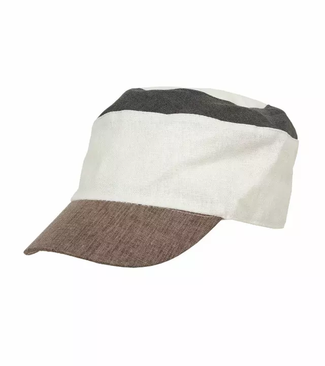 Magid Cotton Lightweight Color Block Cadet Cap — CAMEL