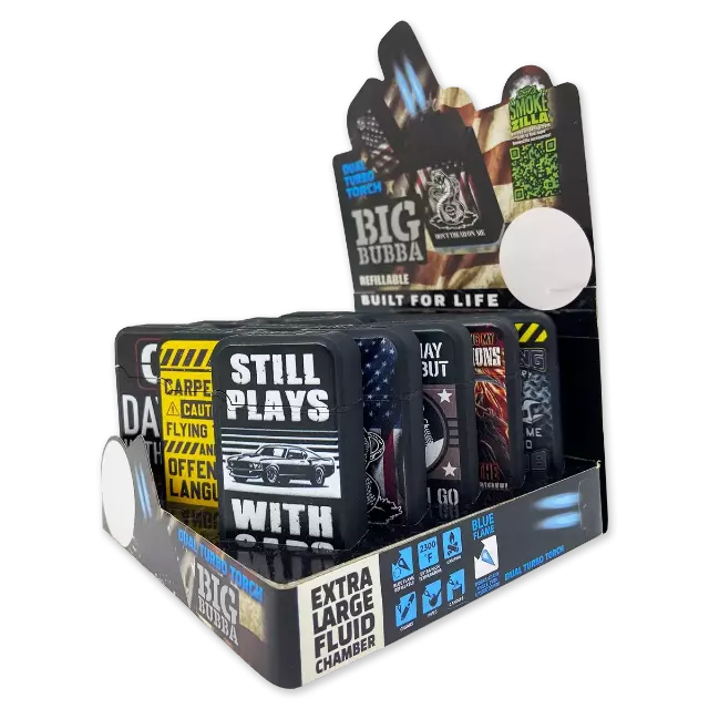 Big Bubba Dual Torch Lighter - 15 Pieces Per Retail Ready Display 23821