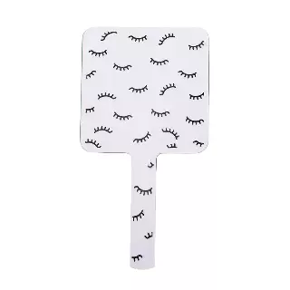 White Square Mirror