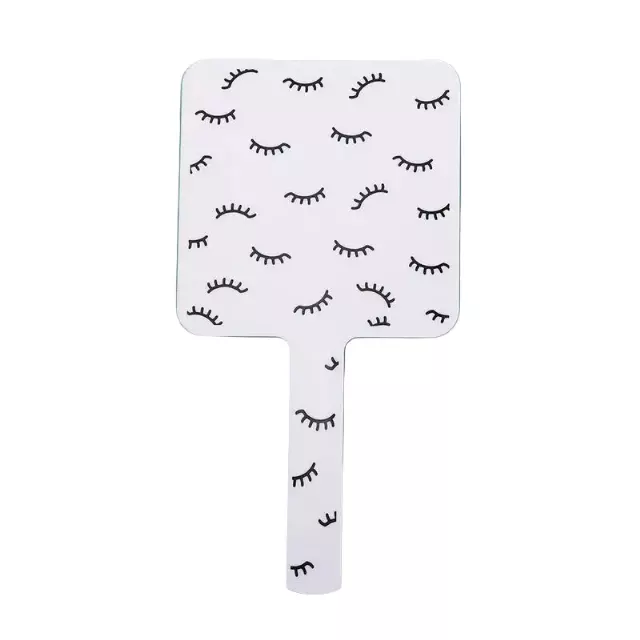 White Square Mirror