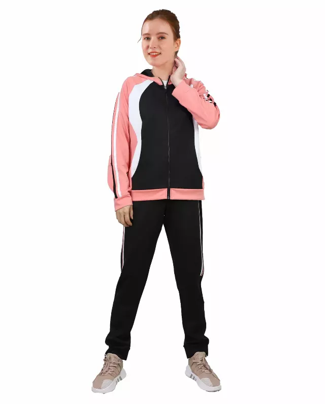 Women's Sweatshirt and Sweatpants Set- Style #LJS601- $14.00/Unit - 12PCS/CS - PLEASE SEE DESCRIPTION — Coral