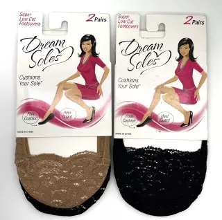 #6-2415 Women’s Super Low Cut Foot Covers – $.60 Per 2 Pair Pack (30 Packs)