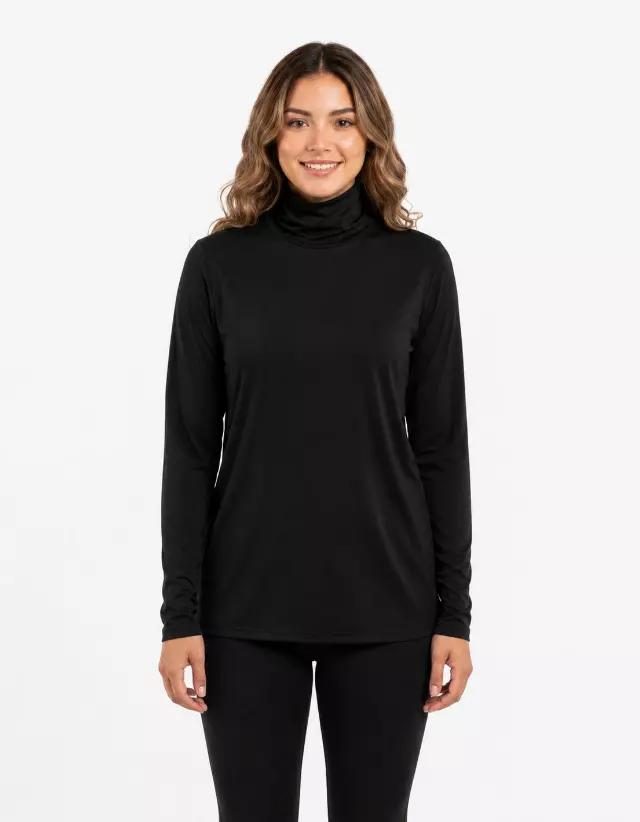 Turtle Neck Top #07 — Black / S/M-L/XL