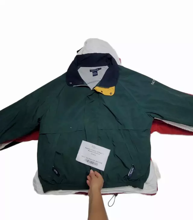 Recycle Tommy Hilfiger + Nautica Jackets 12 pcs