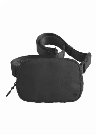Joan & David Sport Nylon Passport Belt Bag — 367-BLACK