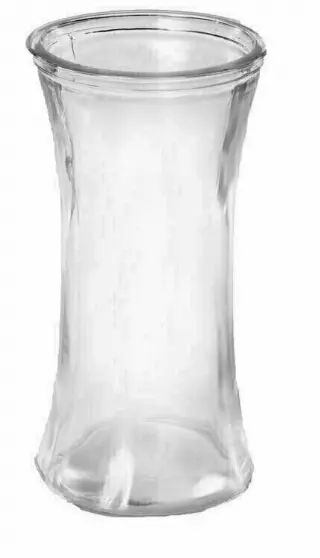 GP4006Clr – 8 1/4” Molded 3.5” clear Gathering vase-“case pk 12”