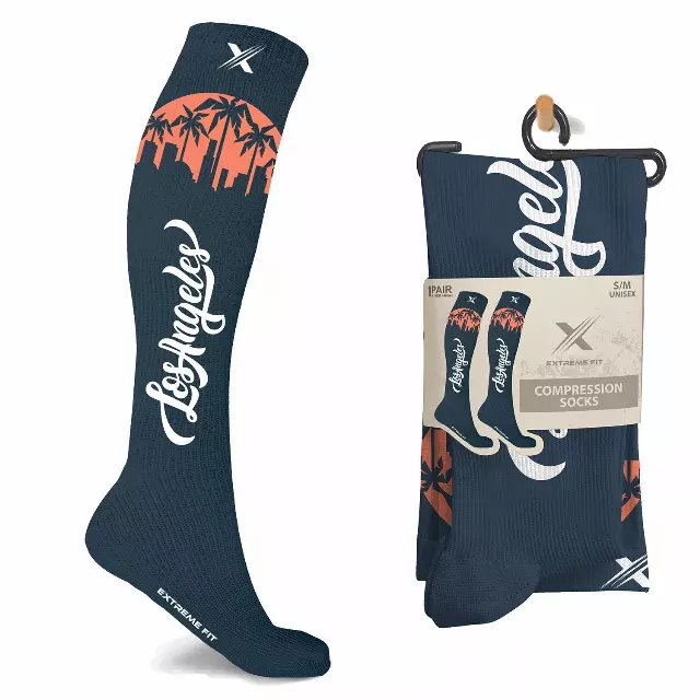 LOS ANGELES COMPRESSION SOCKS — Small/Medium