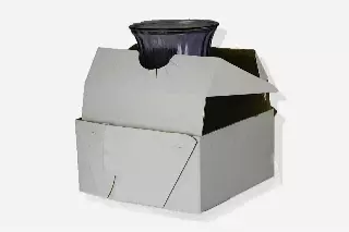 BX009 – 9”x9”x4.5” Lg Corrugated Adjustable packer wax bottom (100pc)- Case 1 box