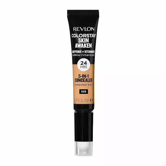 WHOLESALE REVLON SKIN AWAKEN 5-IN-1 CONCEALER 0.27 OZ - LATTE 055 - 48 PIECE LOT