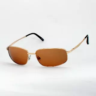 Men’s Rectangular Polarized Metal Sunglasses with Slim Lightweight Frame SS8071-PL