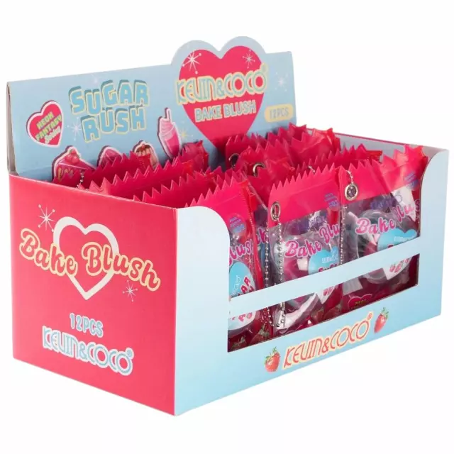 Kevin & Coco Sugar Rush Bake Blush - Wholesale Display 12 Units (KC1237)