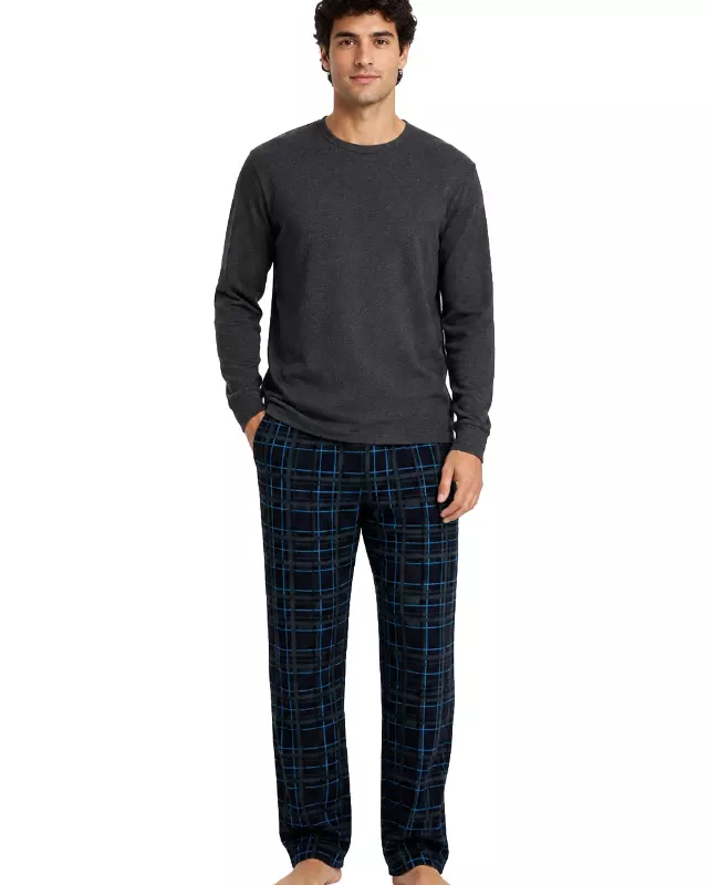 Men's Thermal Shirt & Fleece Pants Set #P29