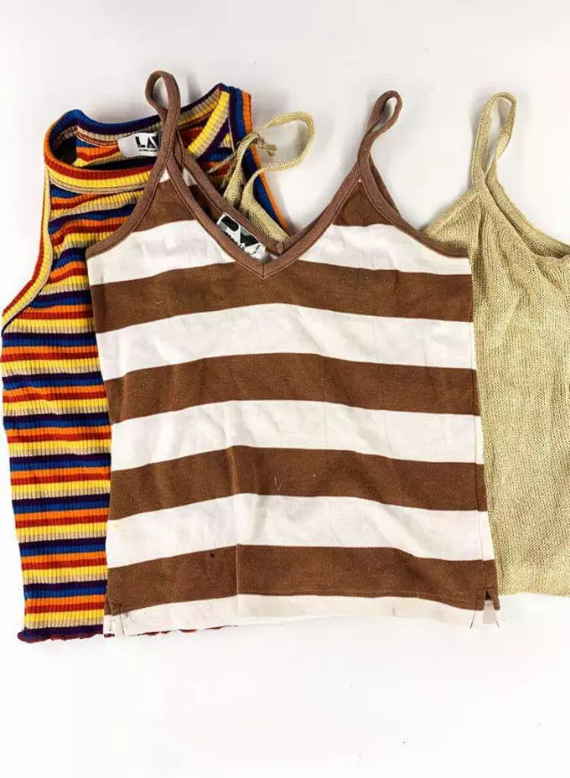 Vintage & Modern Women's Tank & Cropped Tops Mix of 10